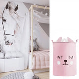 Сгъваема Кошница За Съхранение На Играчки Розово Мече 43 L --- BebeMama