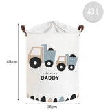 Кошница За Съхранение На Играчки Шнур 43 L Камиони --- BebeMama