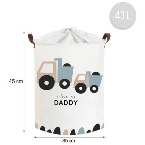 Кошница За Съхранение На Играчки Шнур 43 L Камиони --- BebeMama