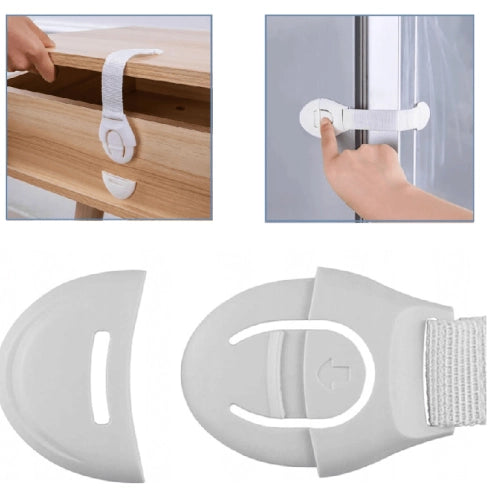 Детски Предпазни Ключалки За Шкафове И Уреди, 10 Броя --- BebeMama