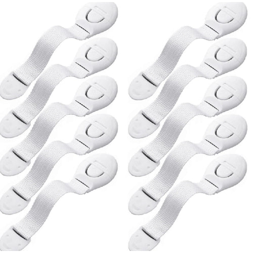 Детски Предпазни Ключалки За Шкафове И Уреди, 10 Броя --- BebeMama