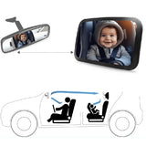 Бебешко Огледало За Задна Седалка, Черно --- BebeMama