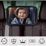 Бебешко Огледало За Задна Седалка, Черно --- BebeMama