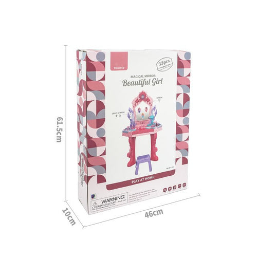 Детска Маса За Гримиране Със Стол Lady Fiona --- BebeMama