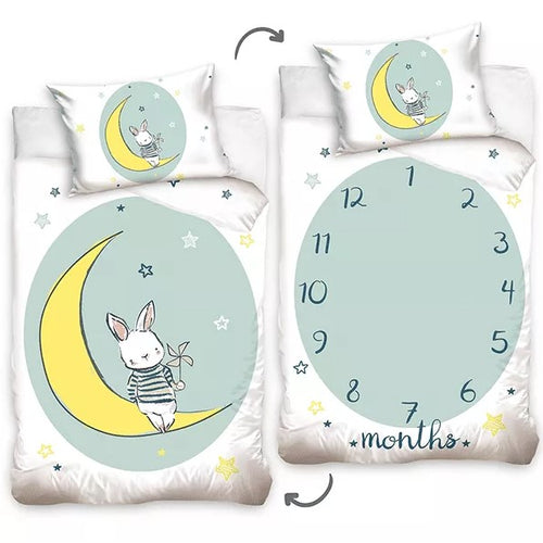 Бебешки Спален Комплект Bunny On The Moon – 2 Части - Спални Комплекти - Sonne Home - BebeMama