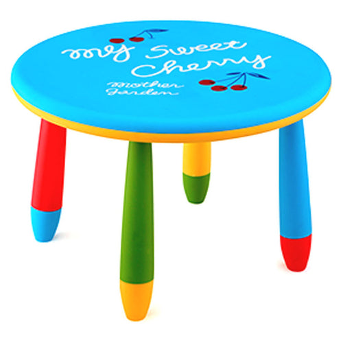Кръгла Детска Маса В Син Цвят - Масички И Столчета - Sonne Home - BebeMama