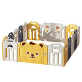 Бебешка Ограда Zoo Бяло-Синьо-Жълто - Огради - Sonne Home - BebeMama