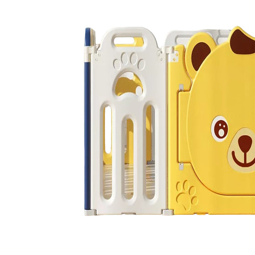 Бебешка Ограда Zoo Бяло-Синьо-Жълто --- BebeMama