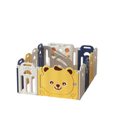 Бебешка Ограда Zoo Бяло-Синьо-Жълто --- BebeMama