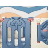 Бебешка Ограда Little Dino - Синьо И Бяло --- BebeMama