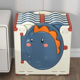 Бебешка Ограда Little Dino - Синьо И Бяло --- BebeMama