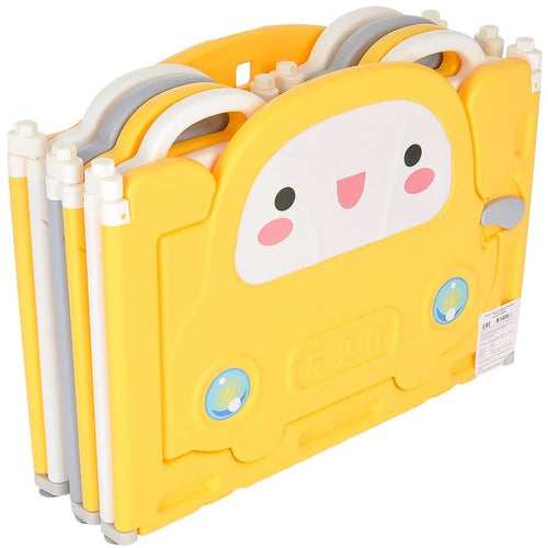 Бебешка Ограда I Love My Mom Жълто И Бяло --- BebeMama