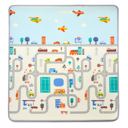 Двустранно Килимче Руло За Игра - Трафик/Панда --- BebeMama