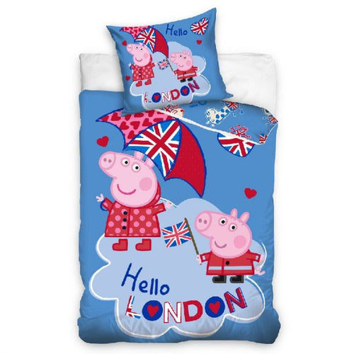 Детски Спален Комплект Peppa Pig London – 2 Части - Спални Комплекти - Sonne Home - BebeMama