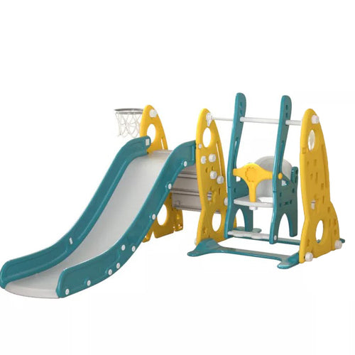 Детски Парти Център Мохо С Баскетболен Кош - Пластмасови Kъщи И Пързалки - Sonne Home - BebeMama