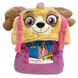 Детско Одеяло С 3D Качулка Скай Paw Patrol 110X140 Cм --- BebeMama