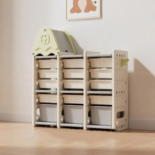 Органайзер За Играчки House Зелен Цвят --- BebeMama