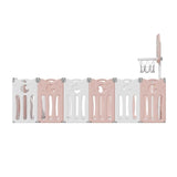 Бебешка Ограда За Безопасна Игра Owl Розов Цвят --- BebeMama