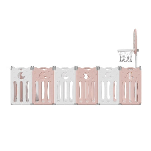 Бебешка Ограда За Безопасна Игра Owl Розов Цвят --- BebeMama