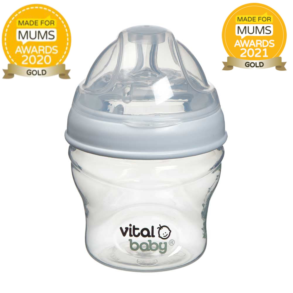 Шишета За Хранене Anti-Colic 150 Мл. 0+ Vital Baby - Шишета За Хранене - Vital Baby - BebeMama