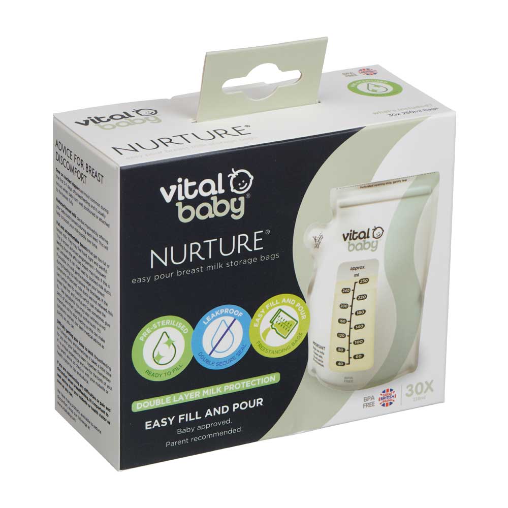 Пликчета За Съхранение На Кърма Vital Baby --- BebeMama