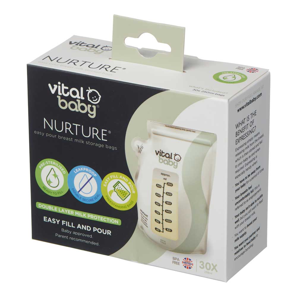 Пликчета За Съхранение На Кърма Vital Baby --- BebeMama