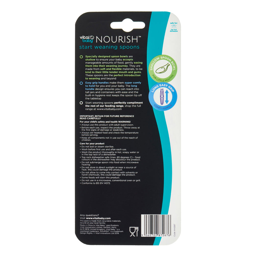 Лъжички За Първоначално Захранване Vital Baby --- BebeMama