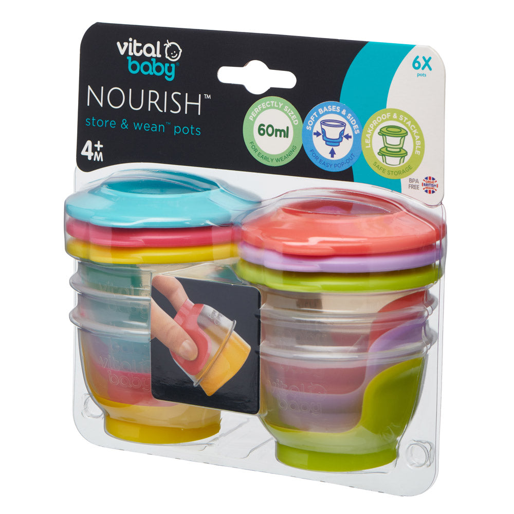 Контейнери За Храна 60Мл. Vital Baby --- BebeMama