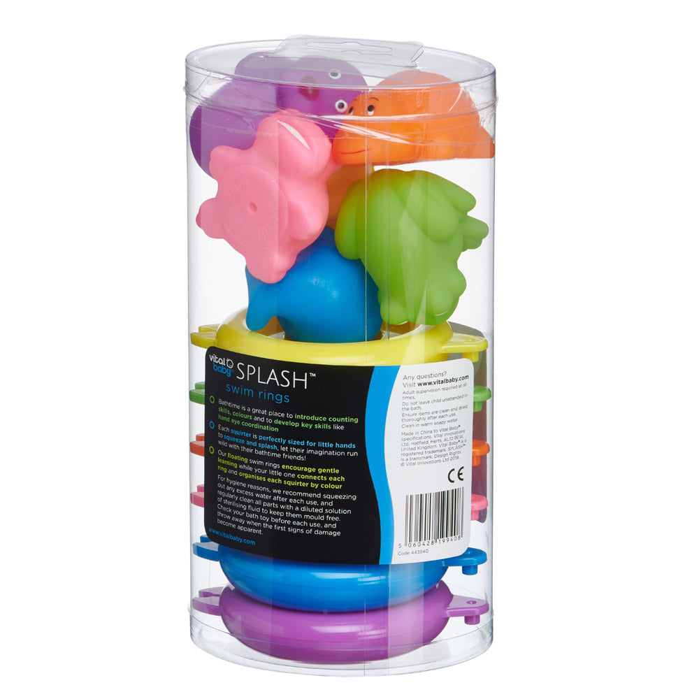 Играчки За Баня Цветни Животни Vital Baby --- BebeMama