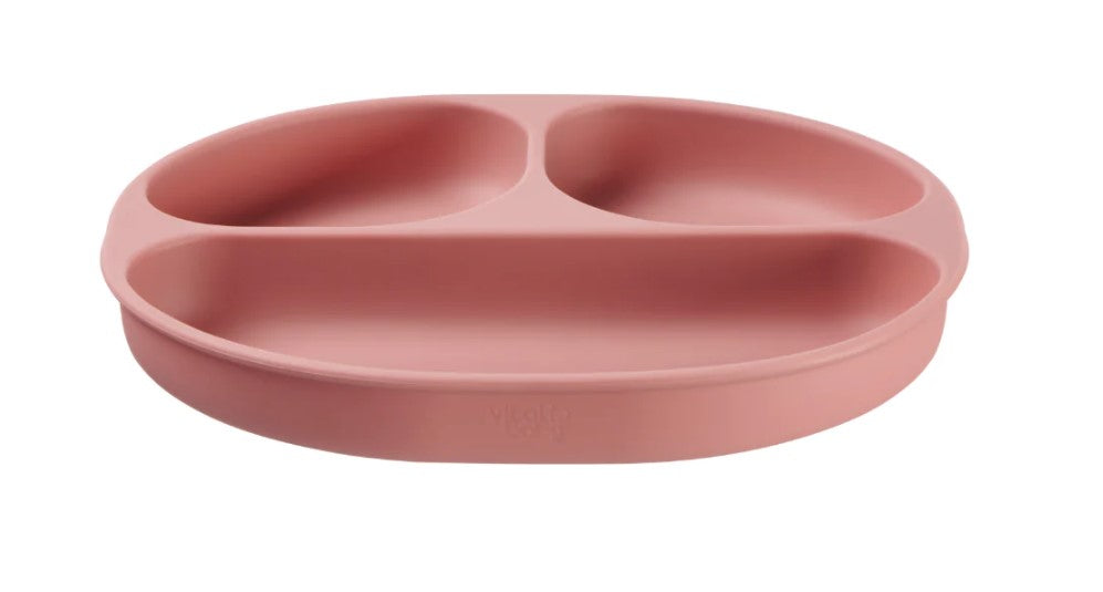 Силиконова Чиния С Вакуум 4+ Месеца Розова Vital Baby - Чинии - Vital Baby - BebeMama