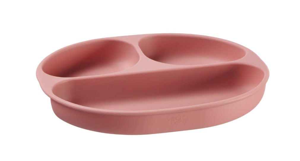 Силиконова Чиния С Вакуум 4+ Месеца Розова Vital Baby --- BebeMama