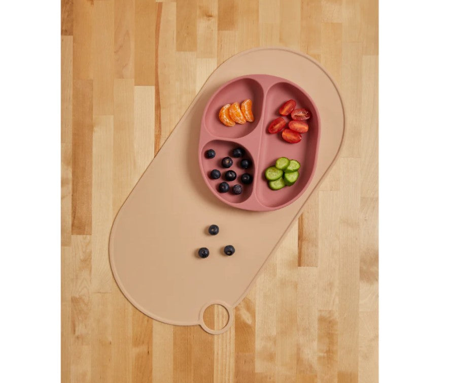 Силиконова Чиния С Вакуум 4+ Месеца Розова Vital Baby --- BebeMama