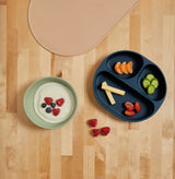 Комплект Силиконова Купа С Вакуум И Лъжичка Mint Vital Baby --- BebeMama