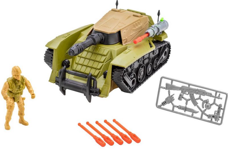 Танк С Изстрелване На Ракета И Войник 22X14X10 --- BebeMama
