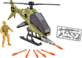 Хеликоптер С Изстрелване На Ракета И Войник 26X6X17 --- BebeMama