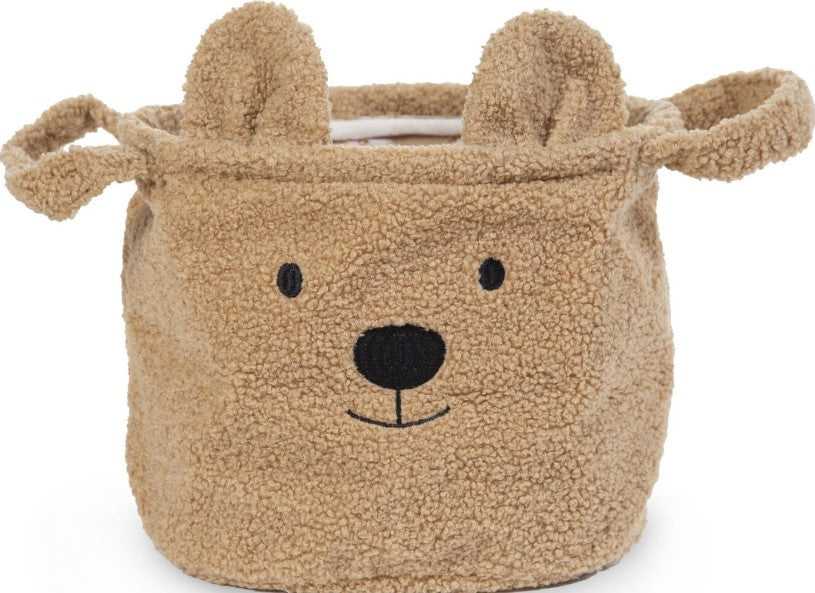 Кош За Съхранение 25X20X20 См Teddy Кафяв - Аксесоари За Стая - Childhome - BebeMama