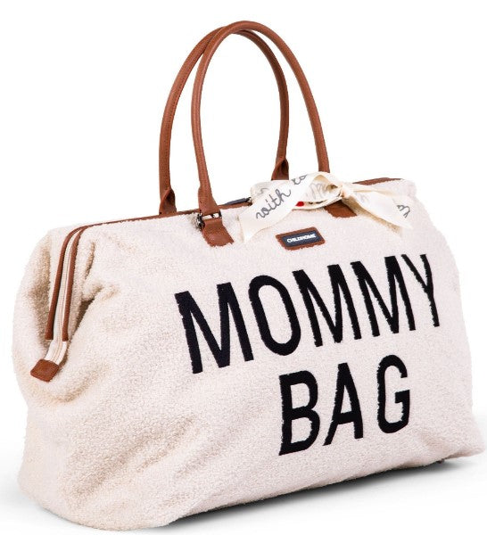 Чанта Mommy Bag Teddy Бяла - Чанти И Раници - Childhome - BebeMama