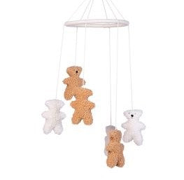 Висяща Декорация С Мечета Teddy - Играчки За Количка Или Легло - ChildHome - BebeMama