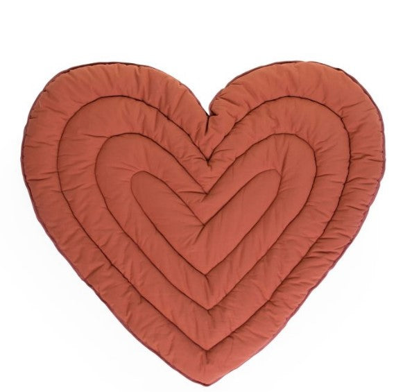 Меко Килимче За Игра Heart 120См - Постелки И Пъзели За Под - Childhome - BebeMama