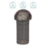 Зимно Чувалче За Детска Количка С Вложка От Овча Кожа Fillikid Mavensi - Grey --- BebeMama