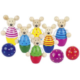 Кегелбан Мишки - Занимателни Играчки - Goki - BebeMama