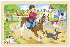 Пъзел Ферма За Понита - 24 Части - Пъзели - Goki - BebeMama