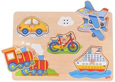 Музикален Пъзел Превозни Средства - Пъзели - Goki - BebeMama