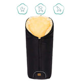 Зимно Чувалче За Детска Количка С Овча Кожа Fillikid Tacama - Черен --- BebeMama