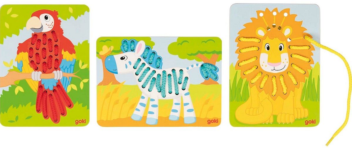 Игра За Шиене Папагал Лъв Зебра - Умения И Творчество - Goki - BebeMama