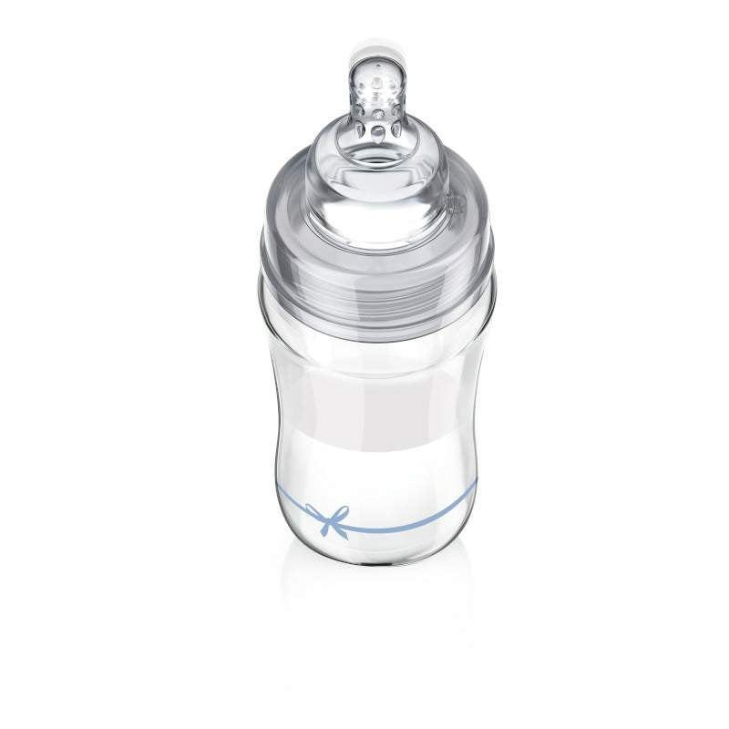 Шише Стъклено Baby Shower 250Мл --- BebeMama