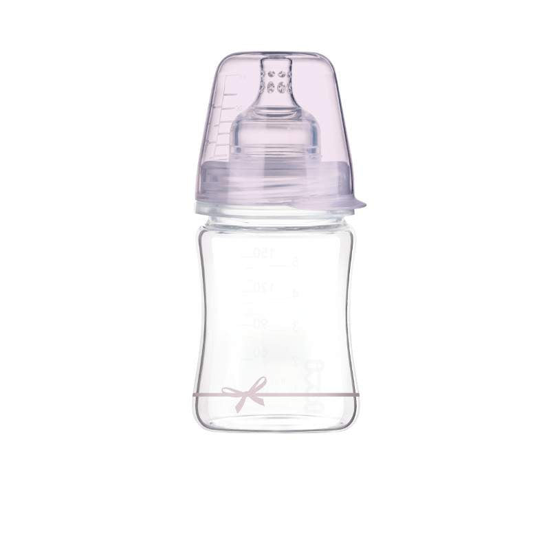 Шише Стъклено Baby Shower Girl 150Мл - Шишета За Хранене - Lovi - BebeMama