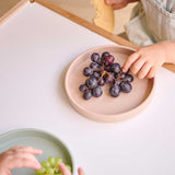 Силиконова Чиния Minikoioi Basics-Plate - Aqua Зелен --- BebeMama