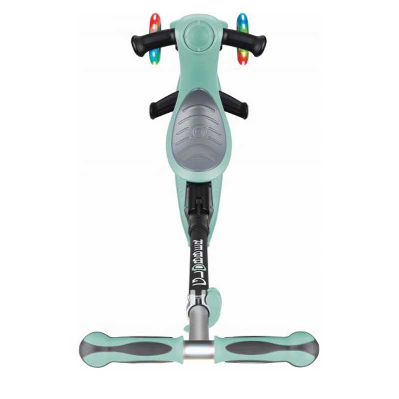Тротинетка С Родителски Контрол 5 В 1 Go Up Deluxe Lights Ментово Зелена --- BebeMama