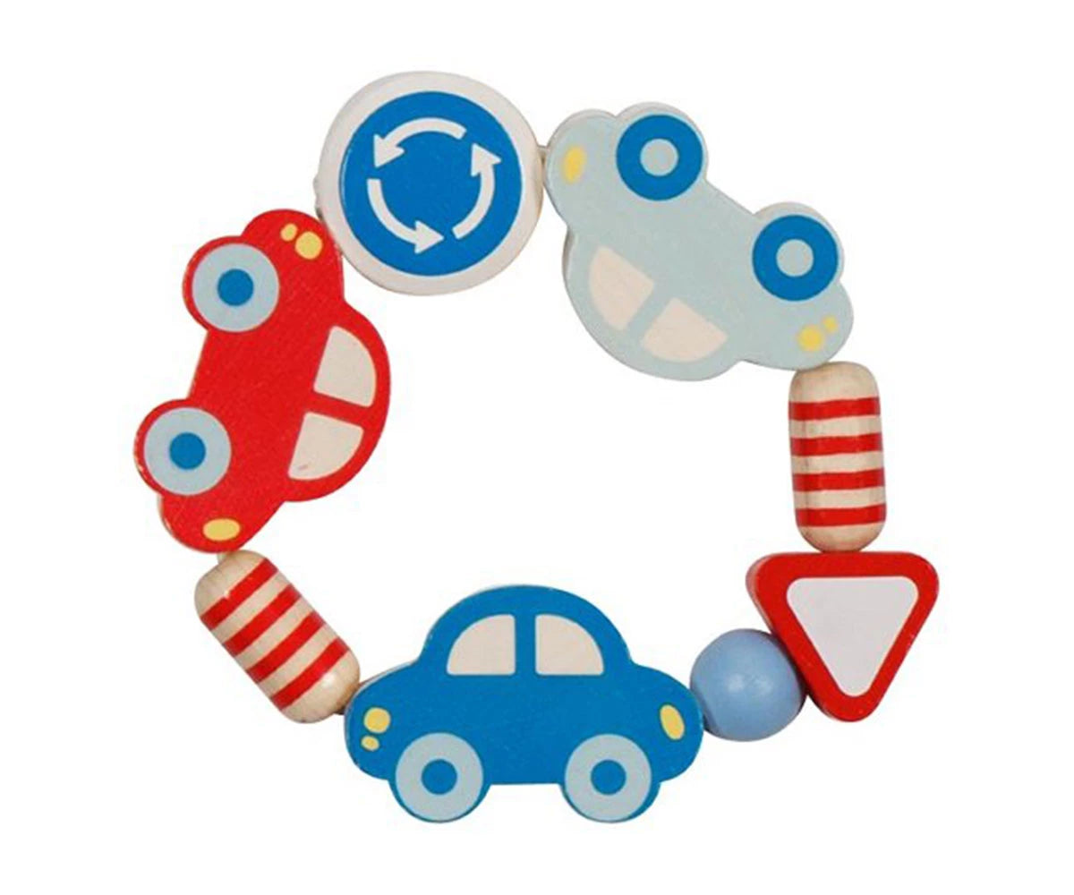 Бебешка еластична дрънкалка коли - Дрънкалки - Goki - BebeMama